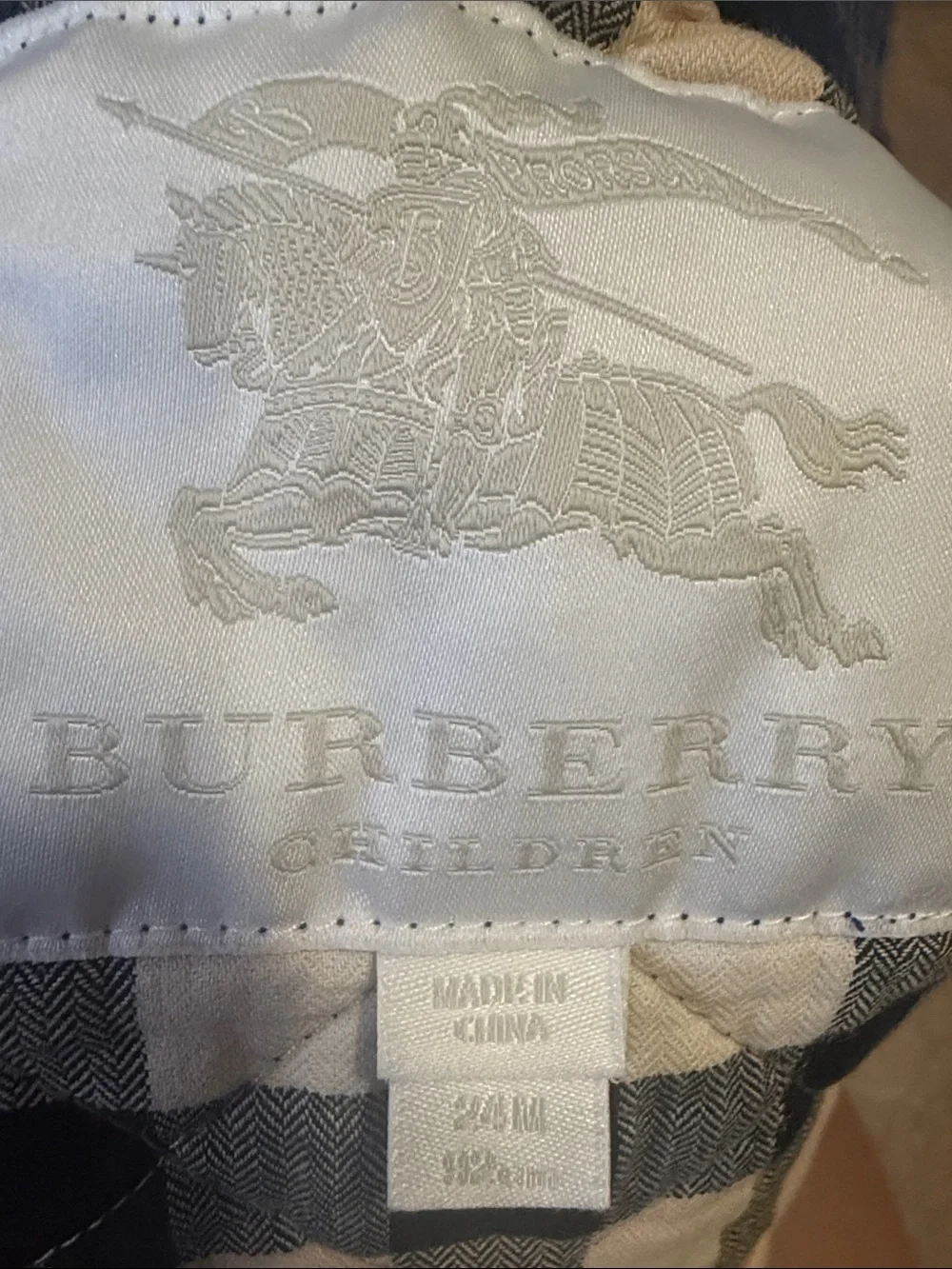 Burberry Quilted Navy Button-Front Vest
